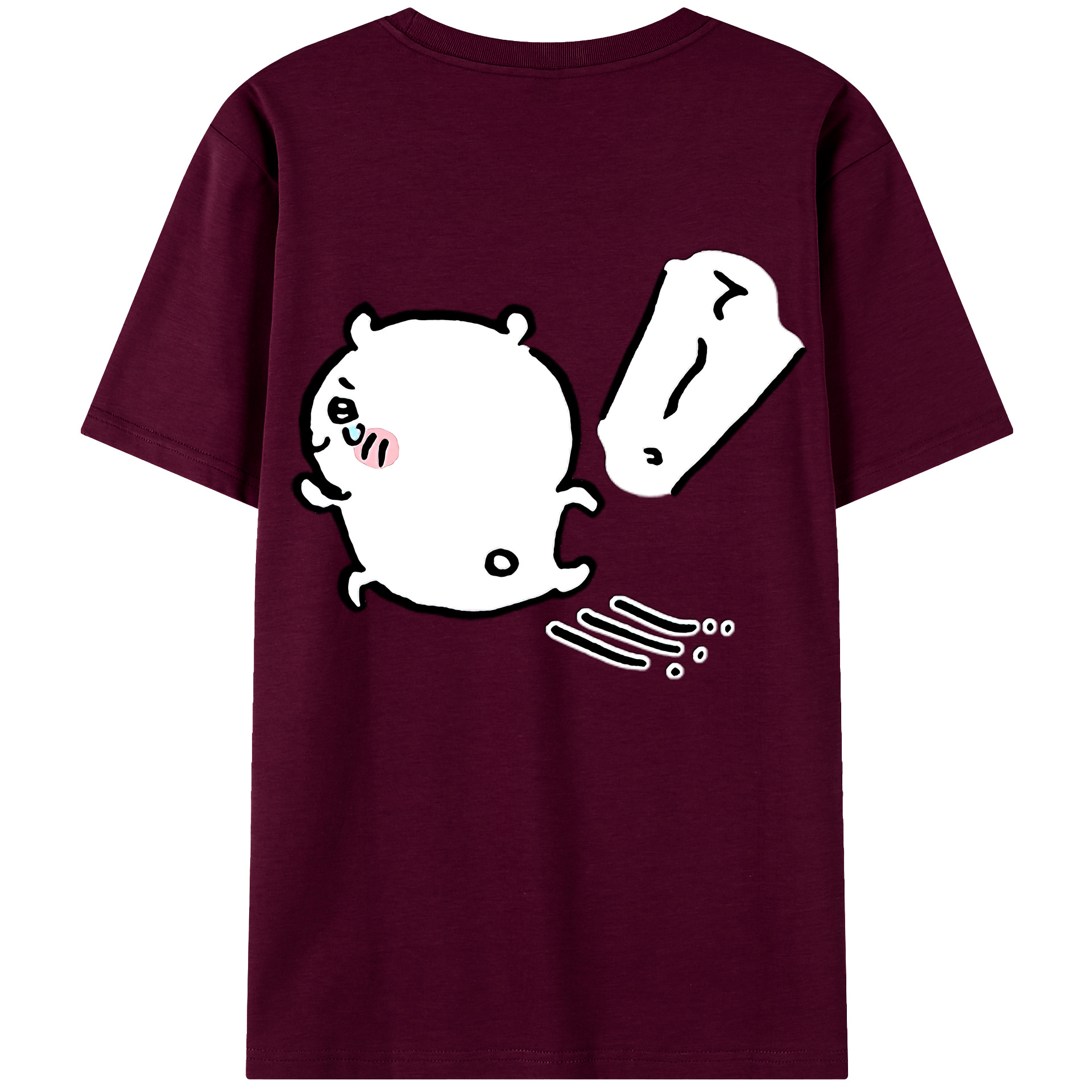 （画像用） ちいかわ ちいかわ Chii-kawa chiikawa レディース半袖Tシャツ(バックプリント)